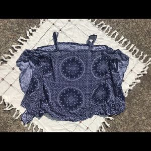 Bandana Print Blouse